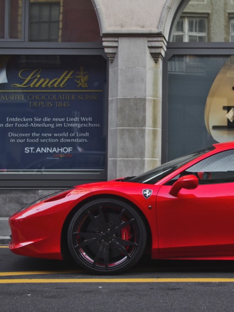 Screenshot №1 pro téma Ferrari 458 480x640