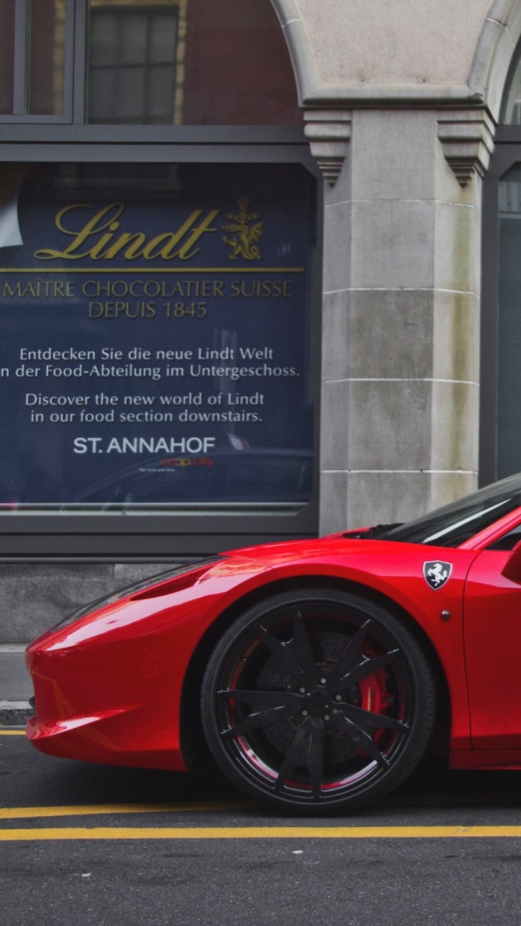 Fondo de pantalla Ferrari 458 750x1334