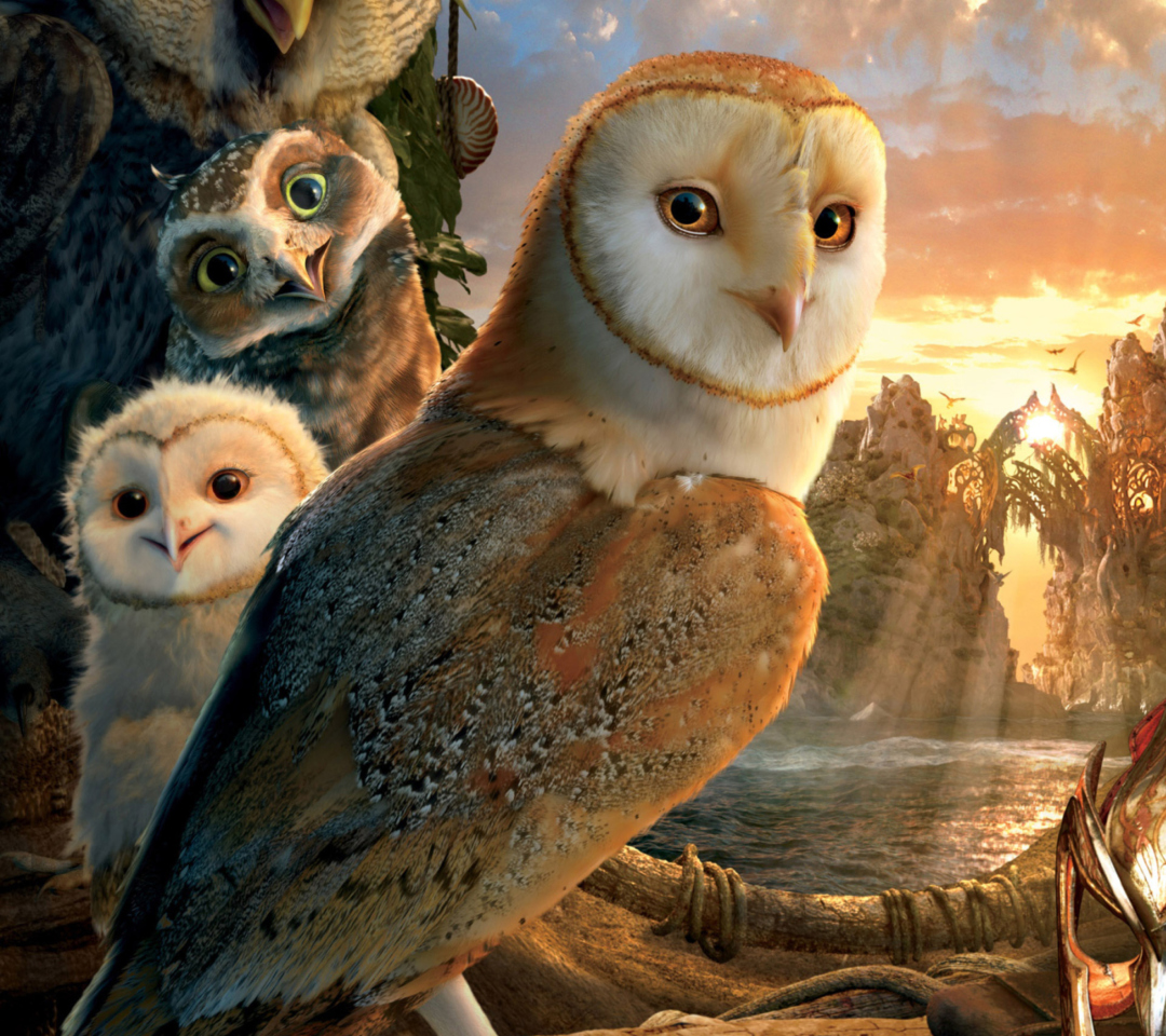 Fondo de pantalla Legend Of The Guardians The Owls Of Ga Hoole 1080x960