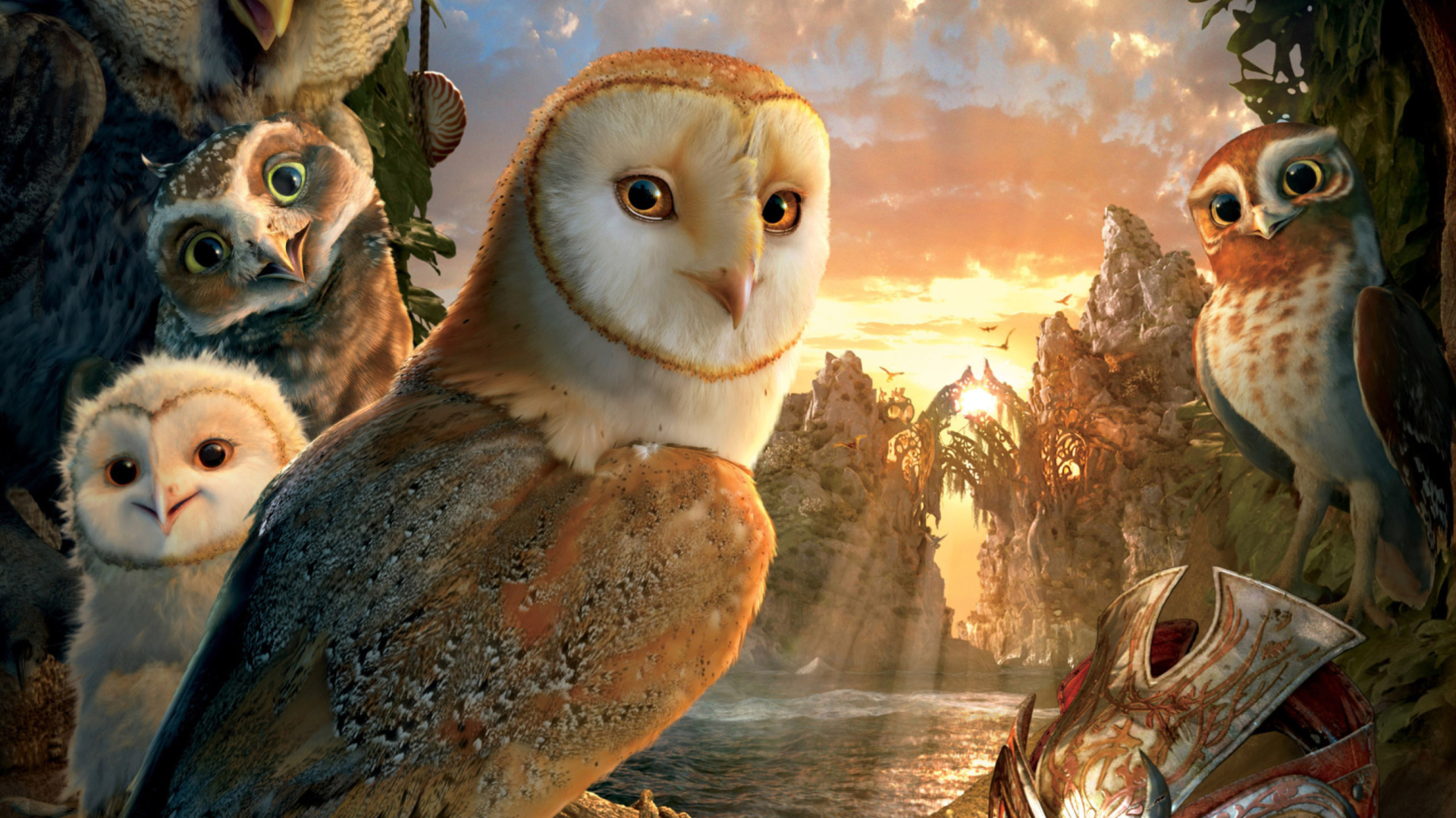 Screenshot №1 pro téma Legend Of The Guardians The Owls Of Ga Hoole 1920x1080