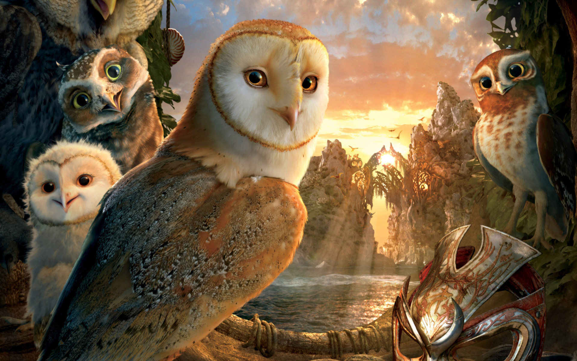 Screenshot №1 pro téma Legend Of The Guardians The Owls Of Ga Hoole 1920x1200