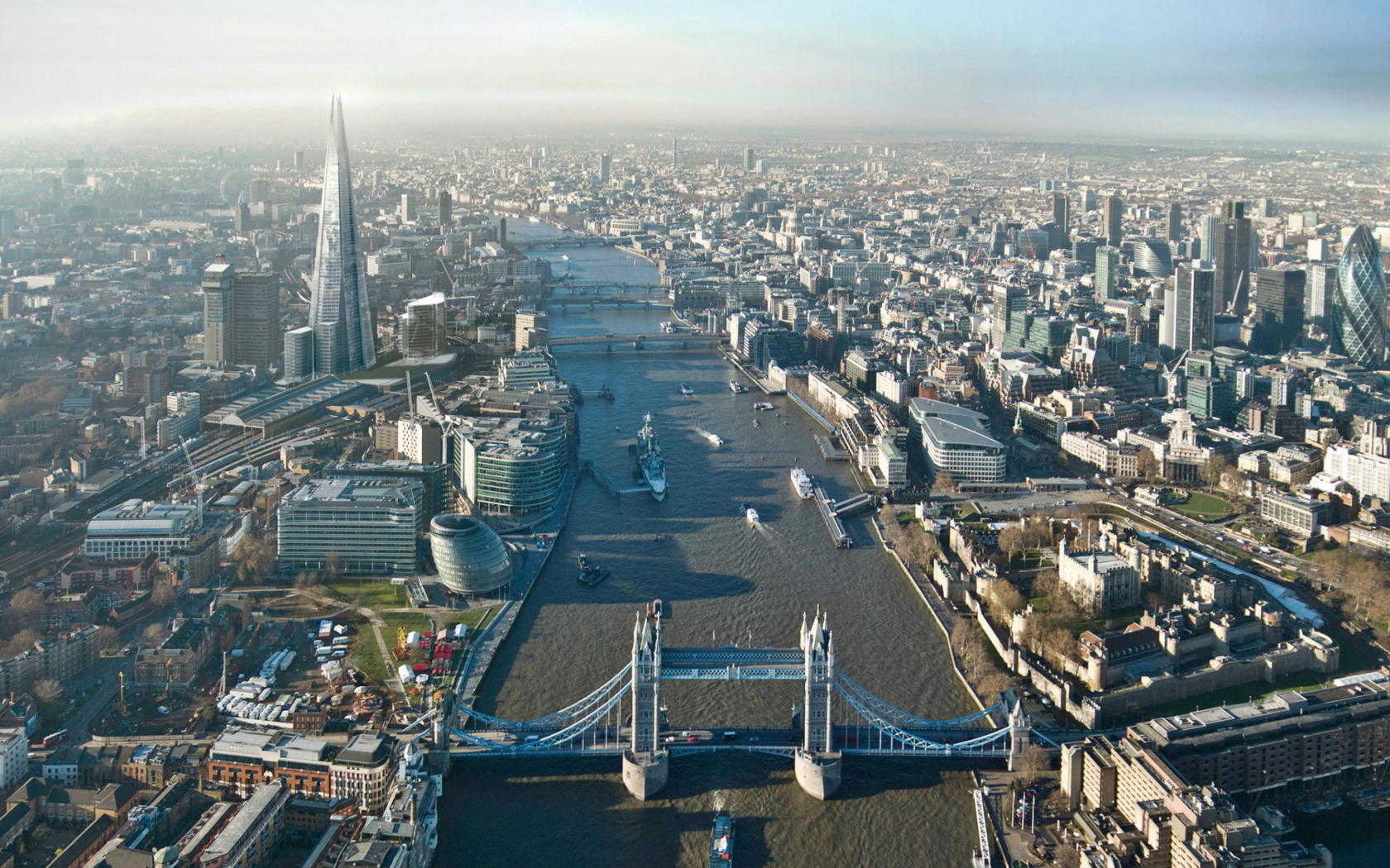 Sfondi River Thames London England 1680x1050