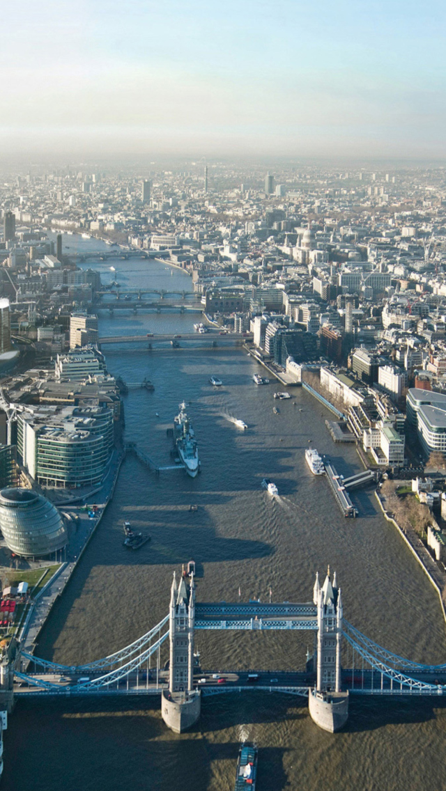 Das River Thames London England Wallpaper 640x1136