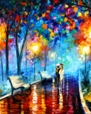 Обои Painting With A Couple 128x160