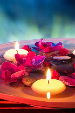 Petals, candles and Spa screenshot #1 320x480