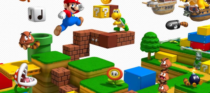 Screenshot №1 pro téma Super Mario 3D 720x320