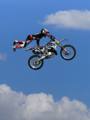 Screenshot №1 pro téma Motorcycle Jump 132x176