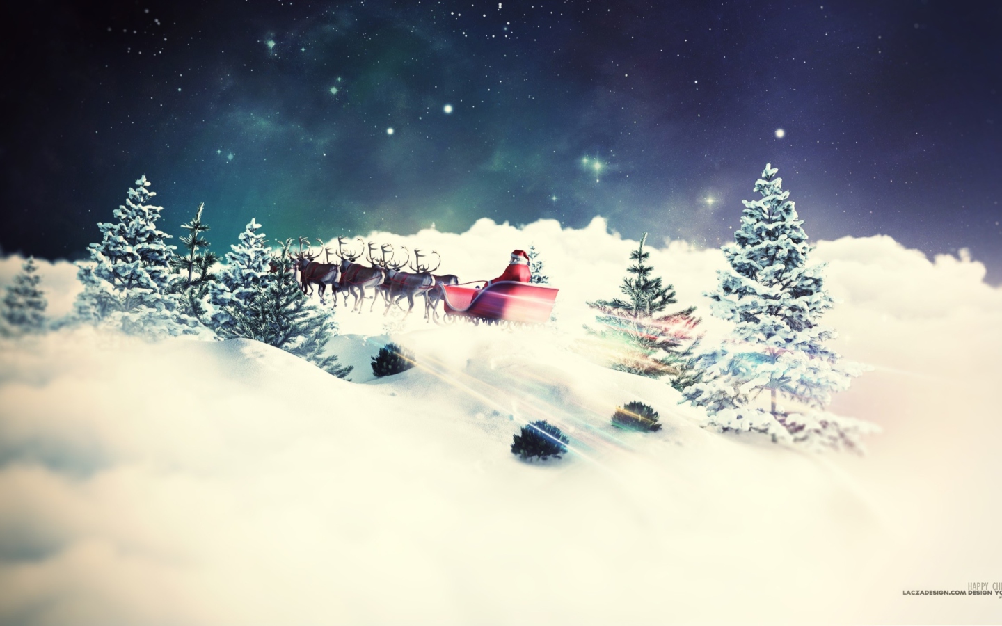 Обои Happy Christmas 2012 1440x900