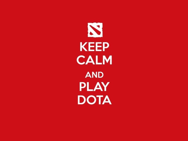 Keep Calm And Play Dota screenshot #1 640x480