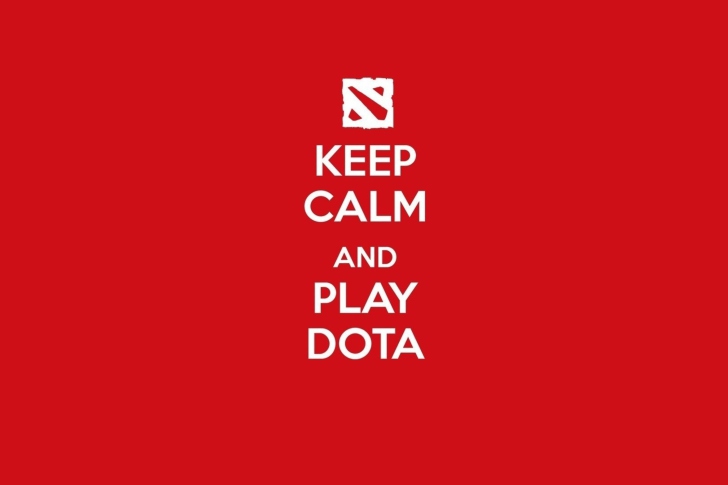 Keep Calm And Play Dota wallpaper