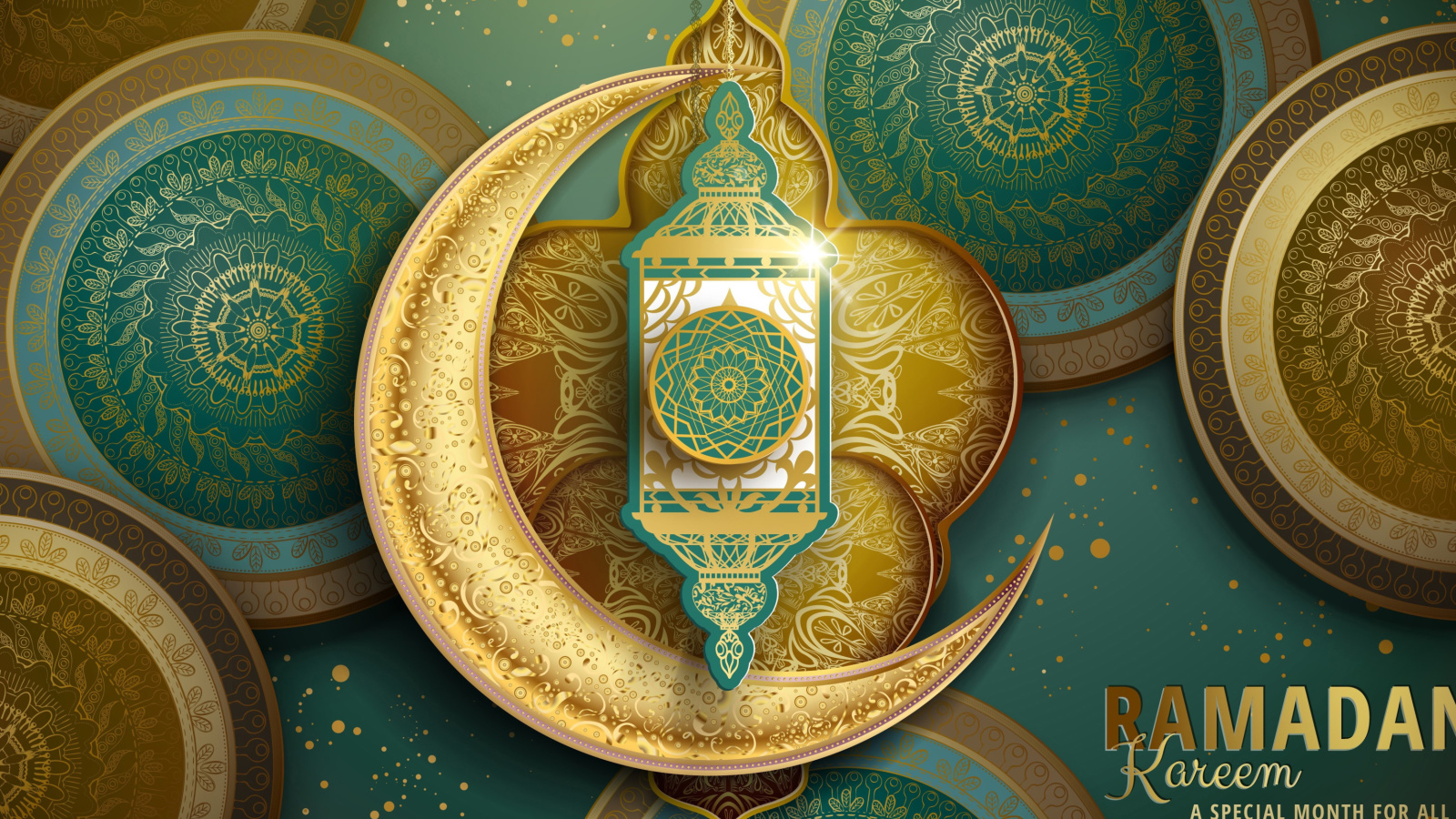 Screenshot №1 pro téma Ramadan Kareem 1600x900