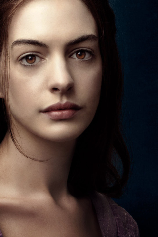 Das Anne Hathaway In Les Miserables Wallpaper 320x480