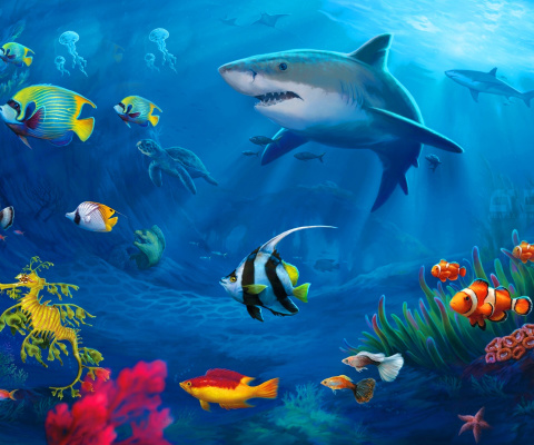 Das Shark in Perth, Western Australia Wallpaper 480x400