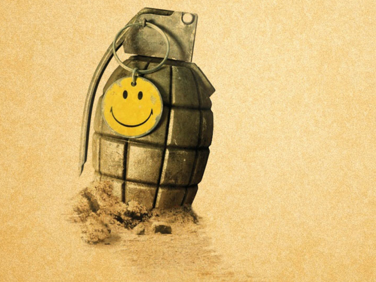 Das Yellow Smile Wallpaper 1280x960