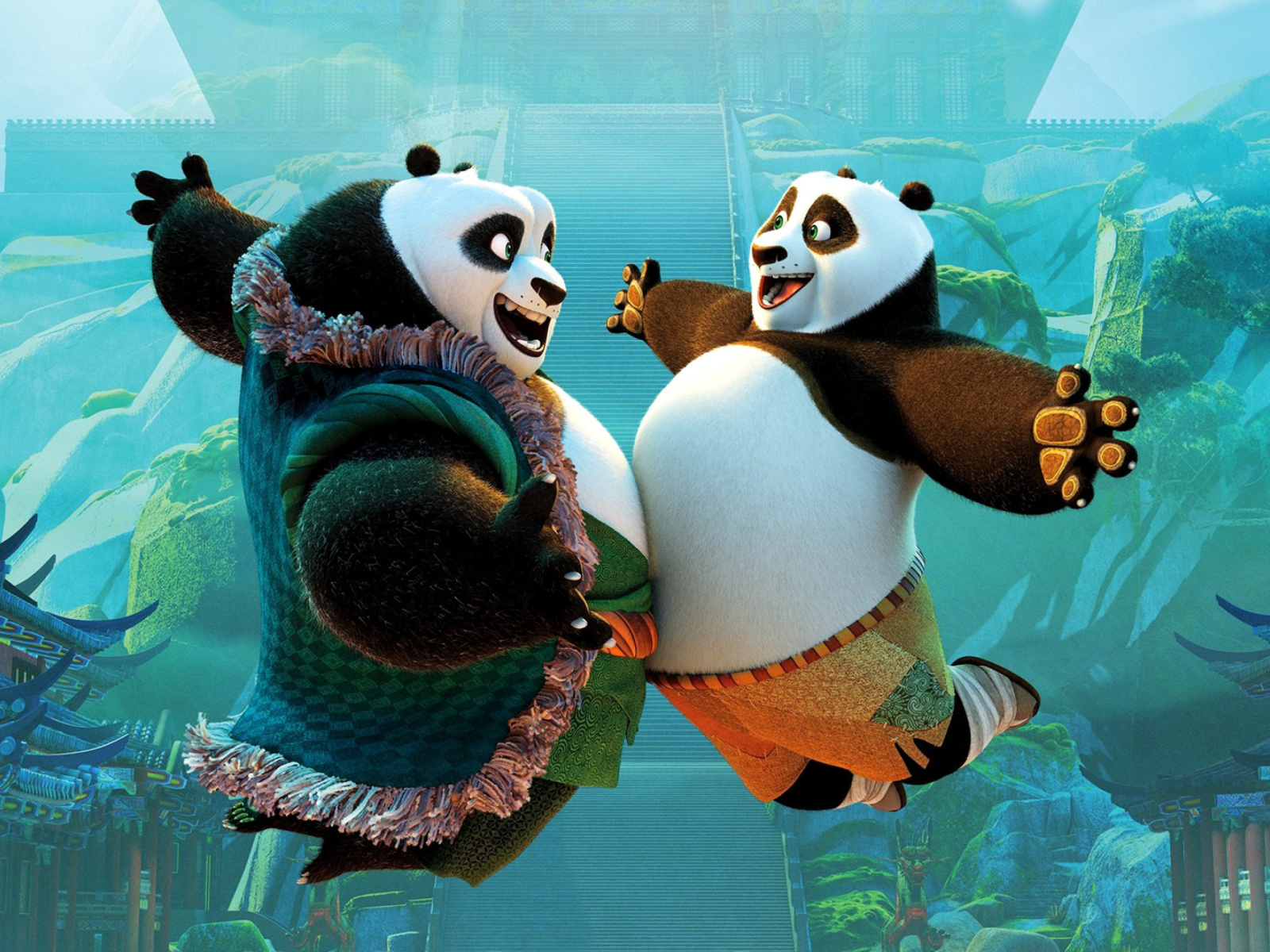 Fondo de pantalla Kung Fu Panda 3 DreamWorks 1600x1200