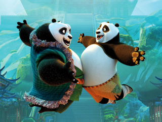 Kung Fu Panda 3 DreamWorks wallpaper 320x240