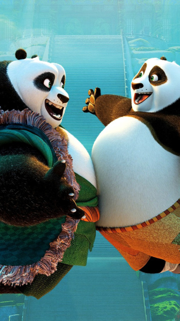 Fondo de pantalla Kung Fu Panda 3 DreamWorks 360x640