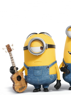 Fondo de pantalla Minions Dancing 240x320