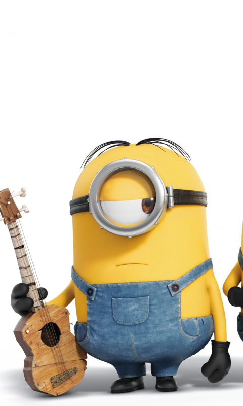 Fondo de pantalla Minions Dancing 480x800