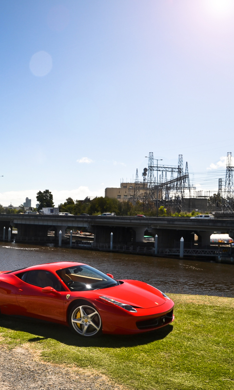 Das Ferrari 458 Italia Wallpaper 480x800