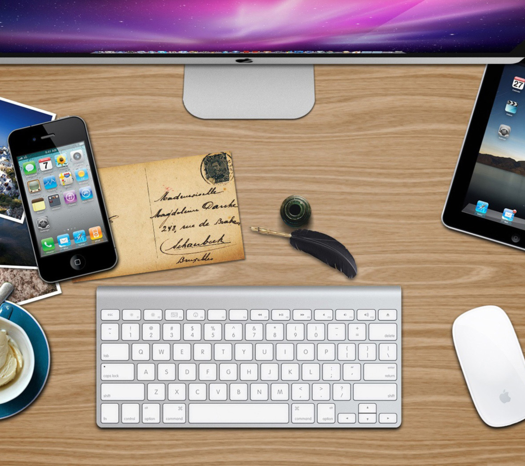 Apple Table with Postcards screenshot #1 1080x960