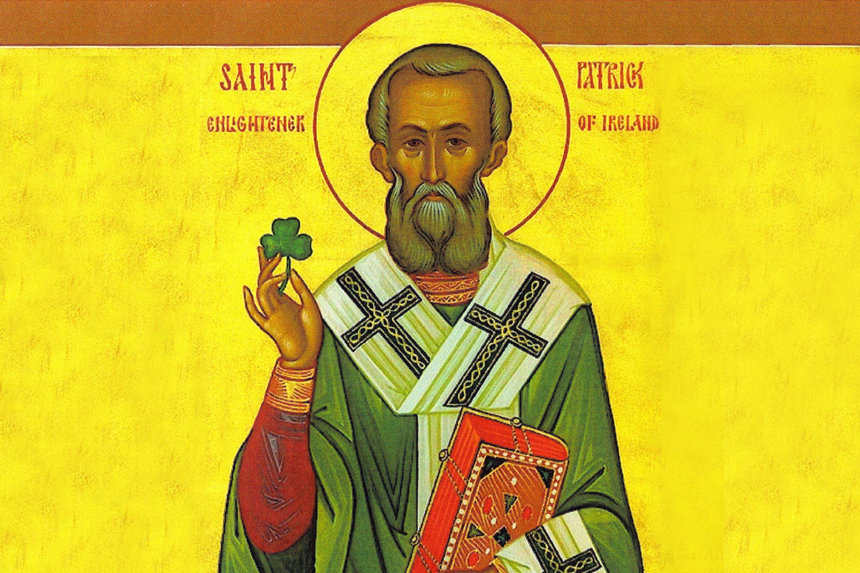 Saint Patrick Shamrock wallpaper 2880x1920