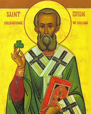 Kostenloses Saint Patrick Shamrock Wallpaper für 240x320