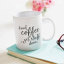 Sfondi Drink Coffee Quote 128x128