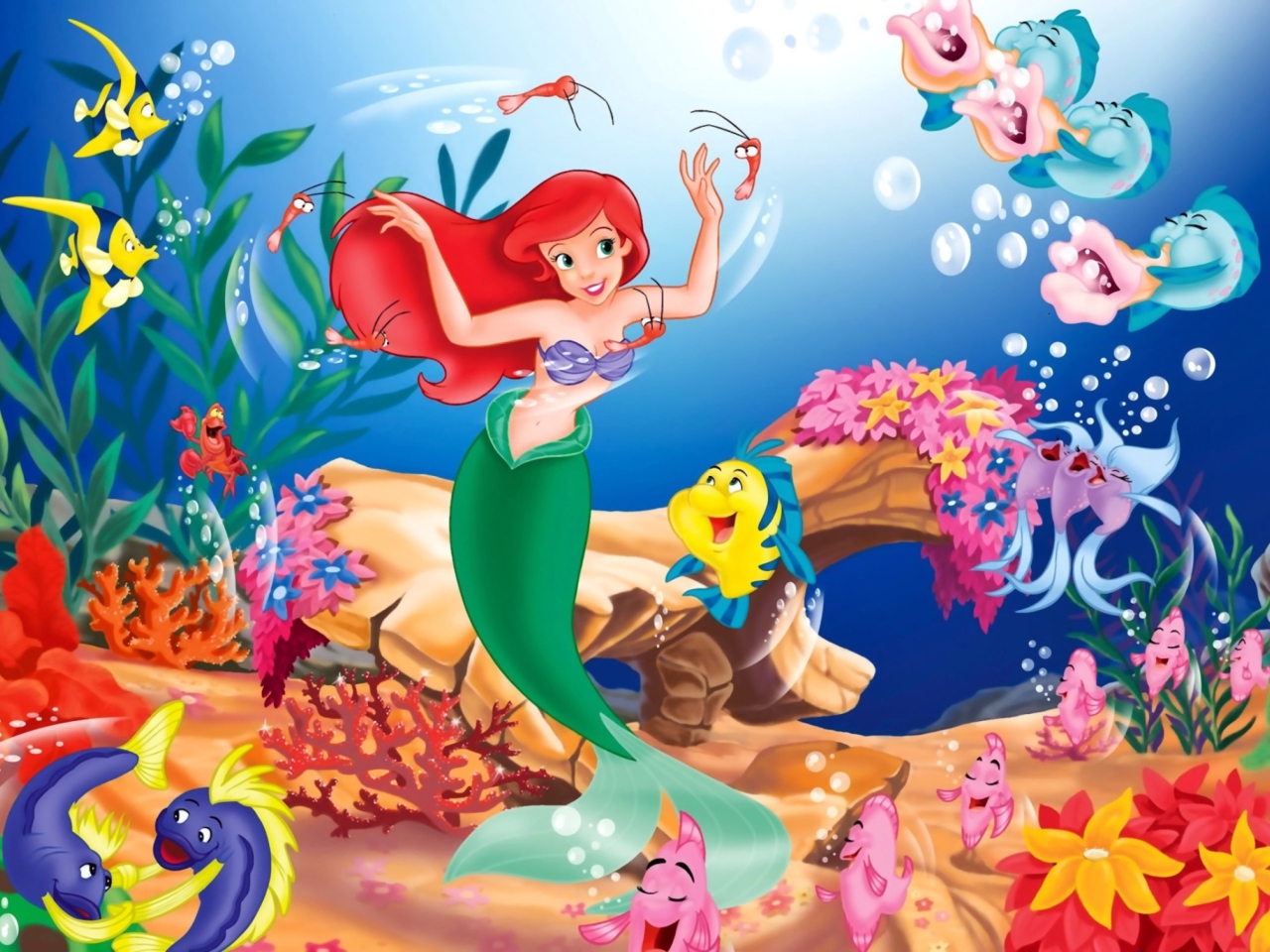 Fondo de pantalla Little Mermaid 1280x960