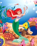 Sfondi Little Mermaid 128x160