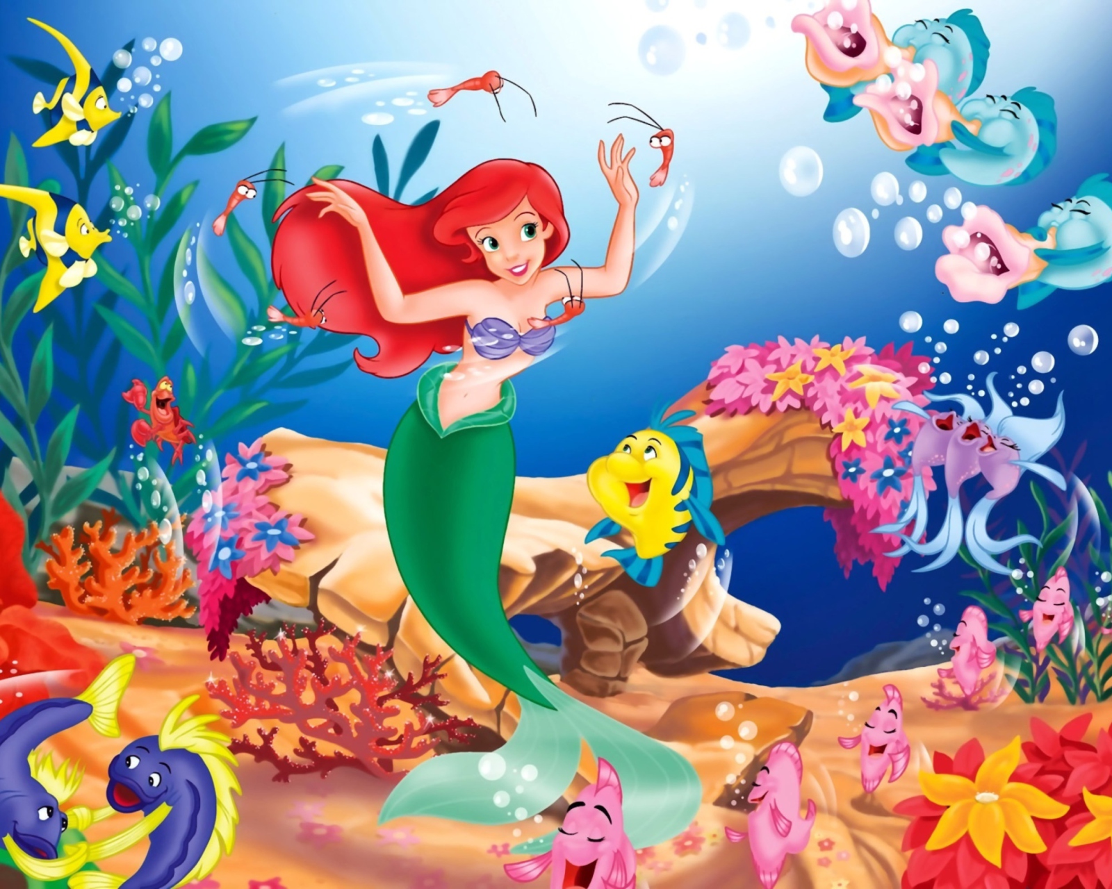 Das Little Mermaid Wallpaper 1600x1280