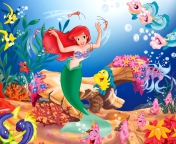 Das Little Mermaid Wallpaper 176x144