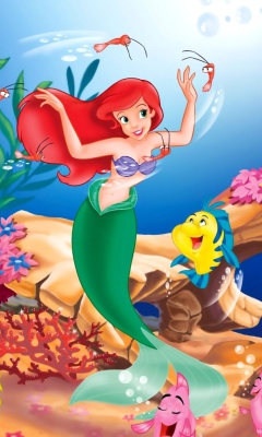 Fondo de pantalla Little Mermaid 240x400