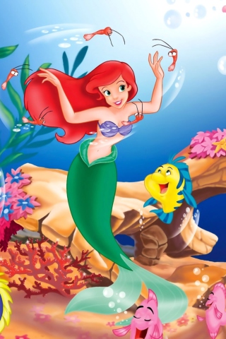 Fondo de pantalla Little Mermaid 320x480