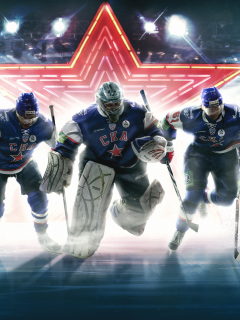 Das SKA Hockey Team Wallpaper 240x320