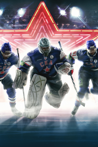 Das SKA Hockey Team Wallpaper 320x480
