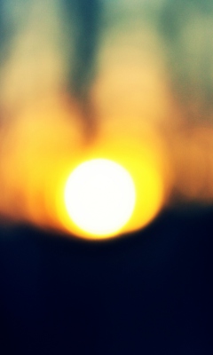 Fondo de pantalla Blurred Sunset 240x400