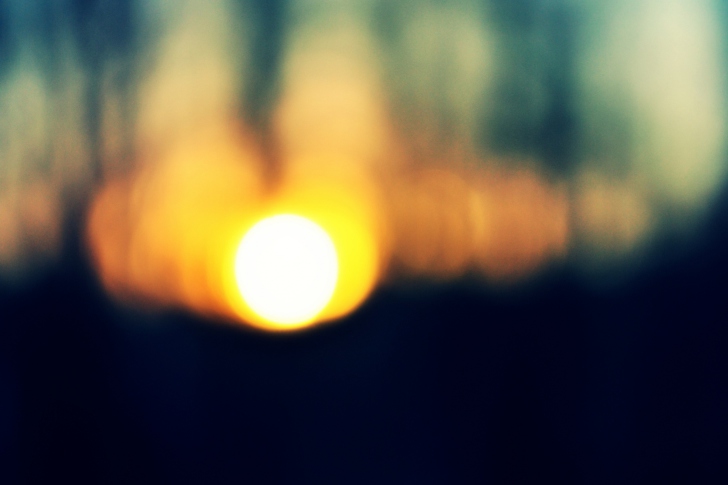 Sfondi Blurred Sunset