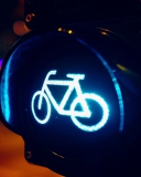 Das Bicycles Allowed Wallpaper 128x160