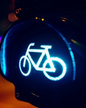Bicycles Allowed wallpaper 176x220