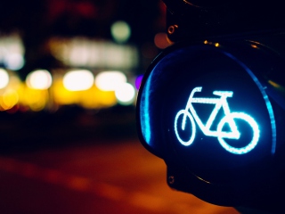 Bicycles Allowed wallpaper 320x240
