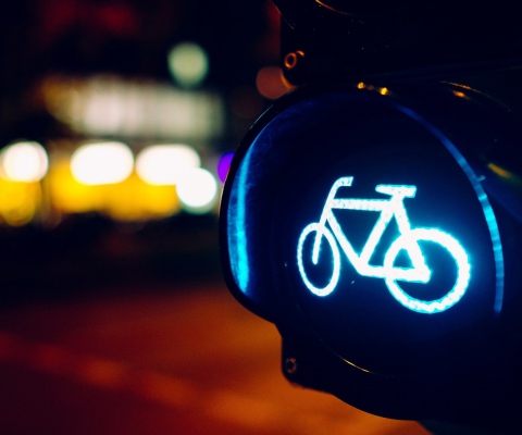 Das Bicycles Allowed Wallpaper 480x400