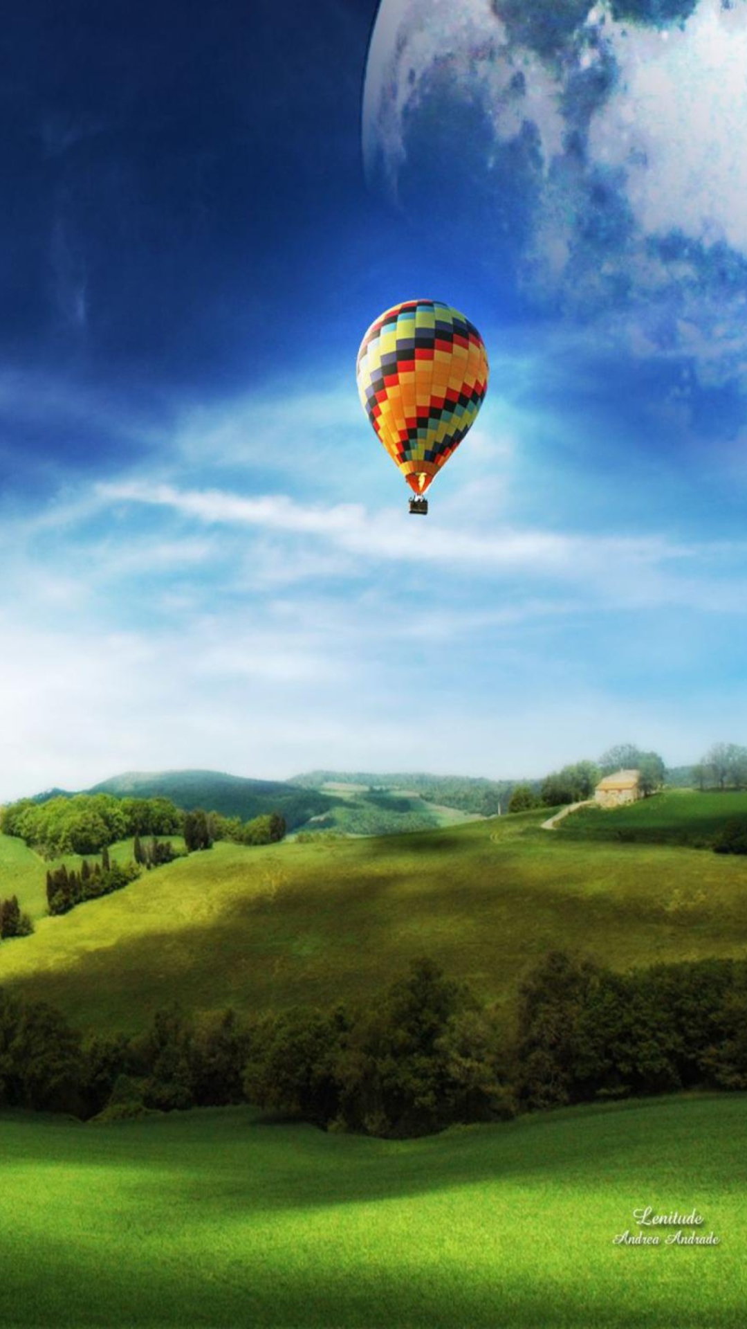 Air Balloon In Sky wallpaper 1080x1920