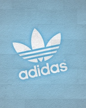 Обои Adidas Logo 176x220