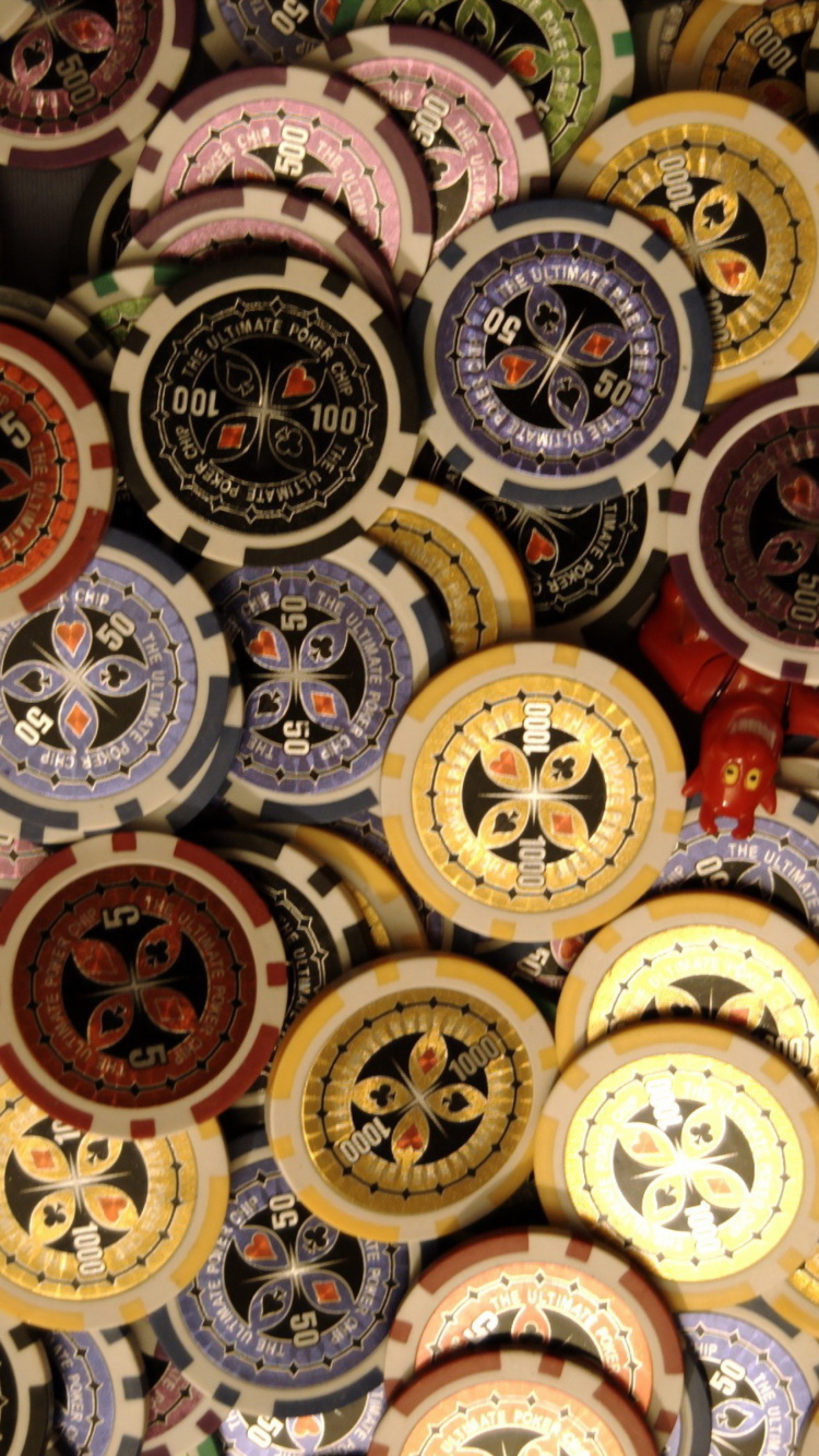 Das Casino Token Wallpaper 750x1334