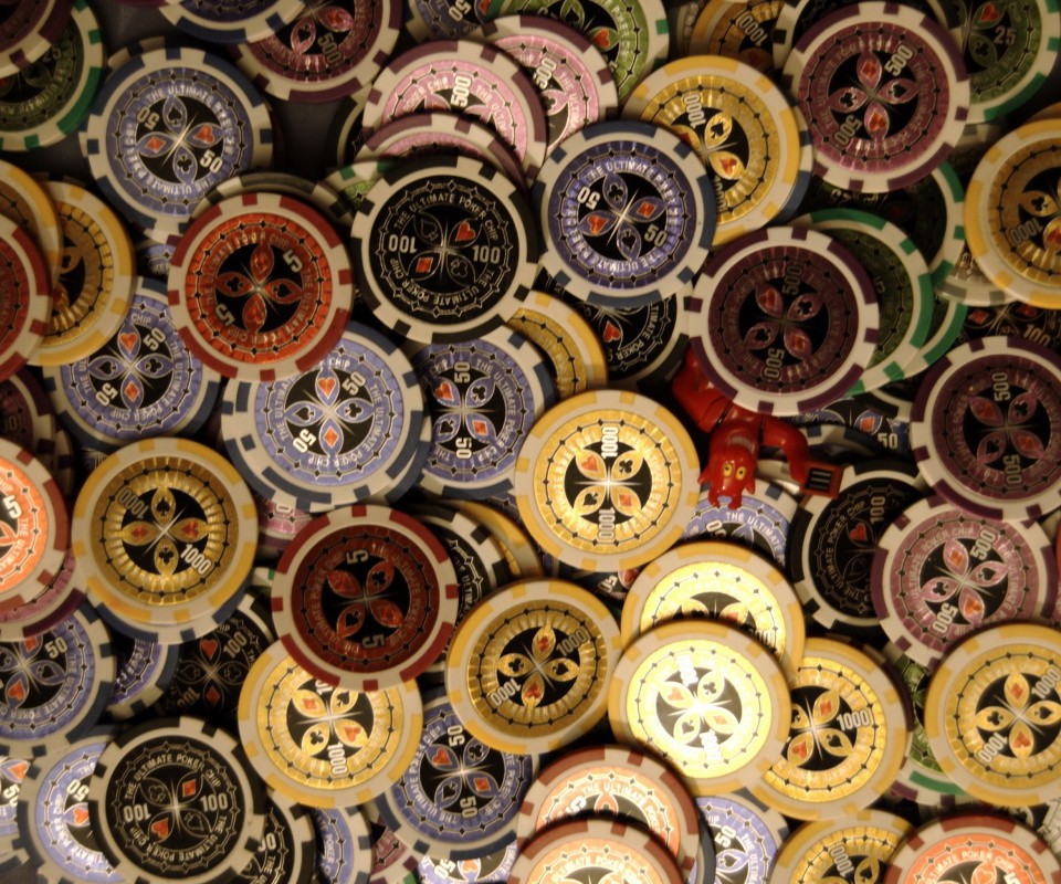Das Casino Token Wallpaper 960x800