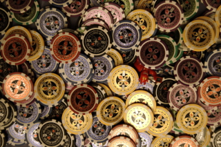 Casino Token Wallpaper for Android, iPhone and iPad