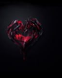 Fondo de pantalla Bleeding Heart 128x160