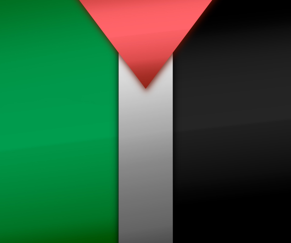 Das Palestinian flag Wallpaper 960x800