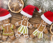 Christmas Ginger Bread wallpaper 176x144